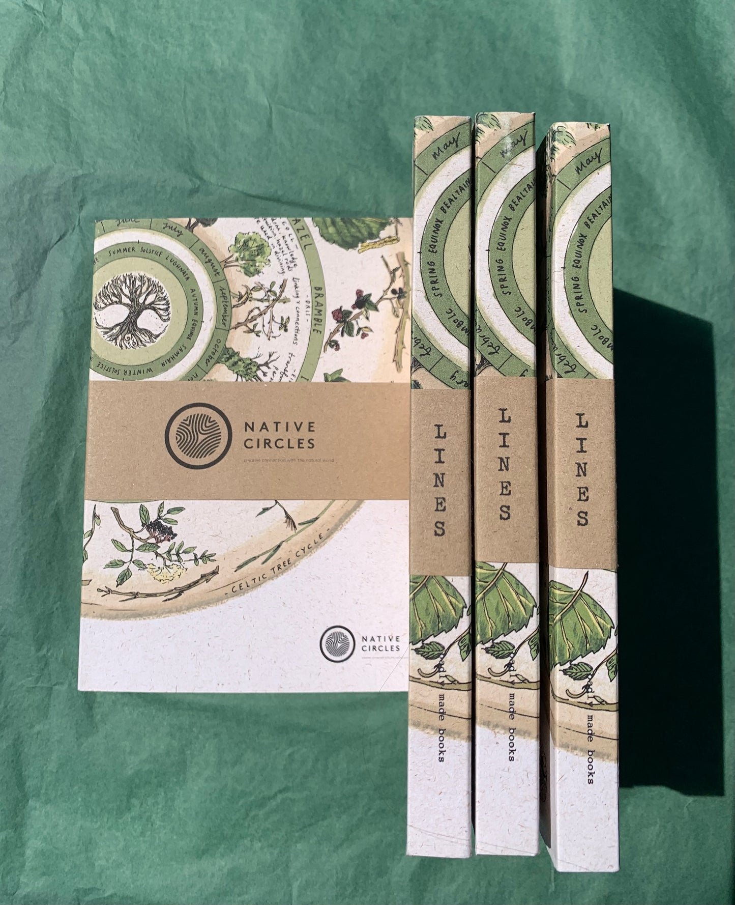 Celtic Tree Calendar lined notebook