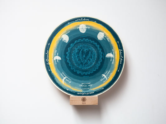 Women's Energy Cycle — Wooden Circular Print