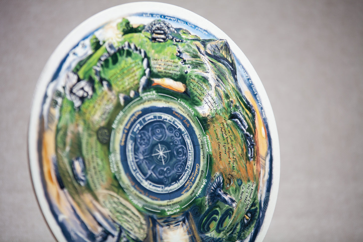Sacred Sites of Ireland — Wooden Circular Print