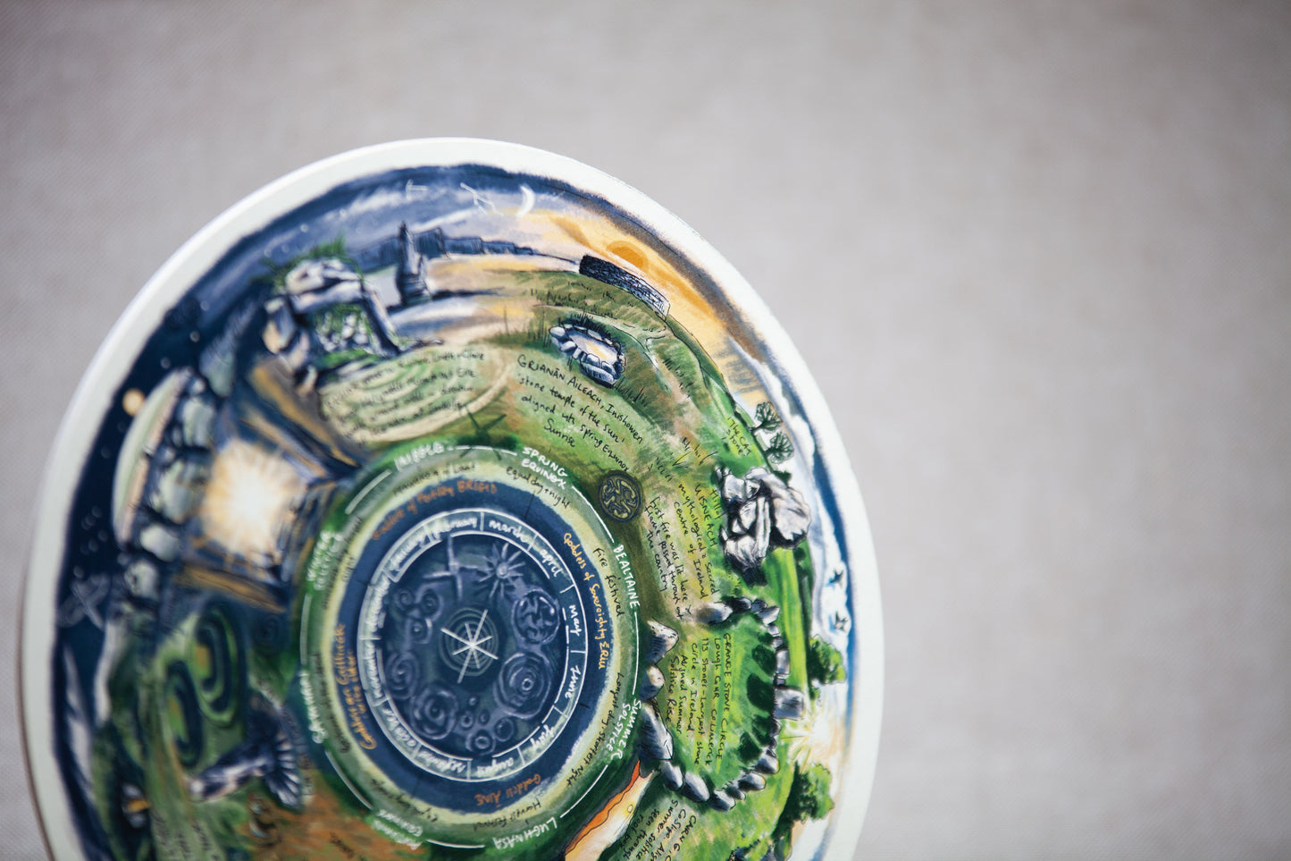 Sacred Sites of Ireland — Wooden Circular Print