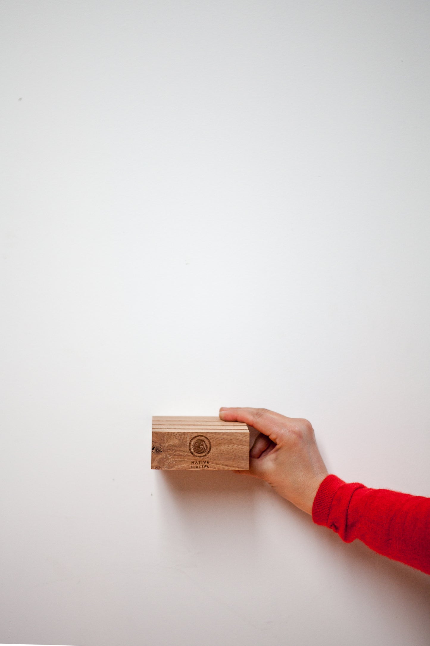 Bespoke Handmade Beechwood Display Stand: Triple