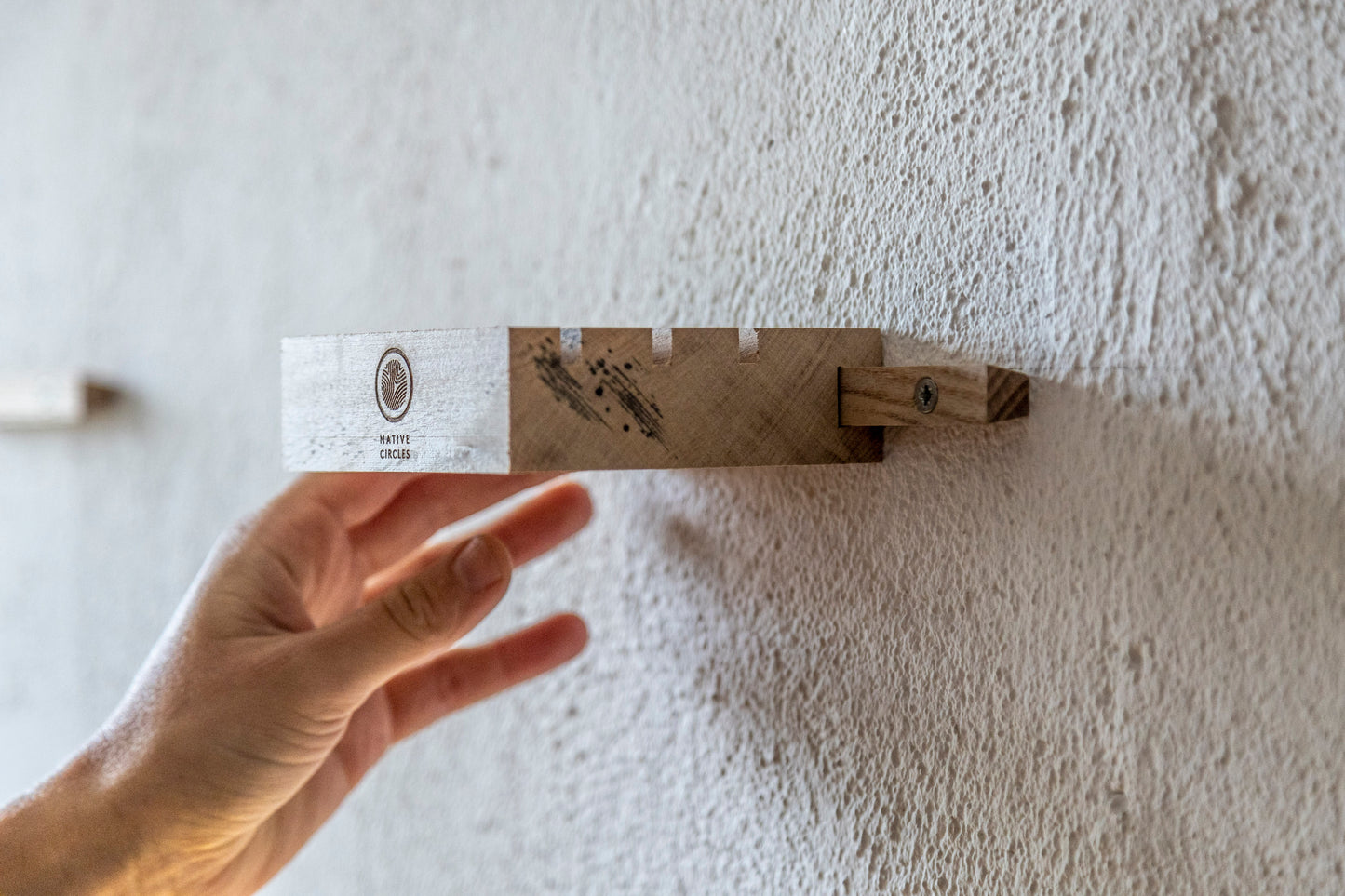 Bespoke Handmade Beechwood Display Stand: Triple
