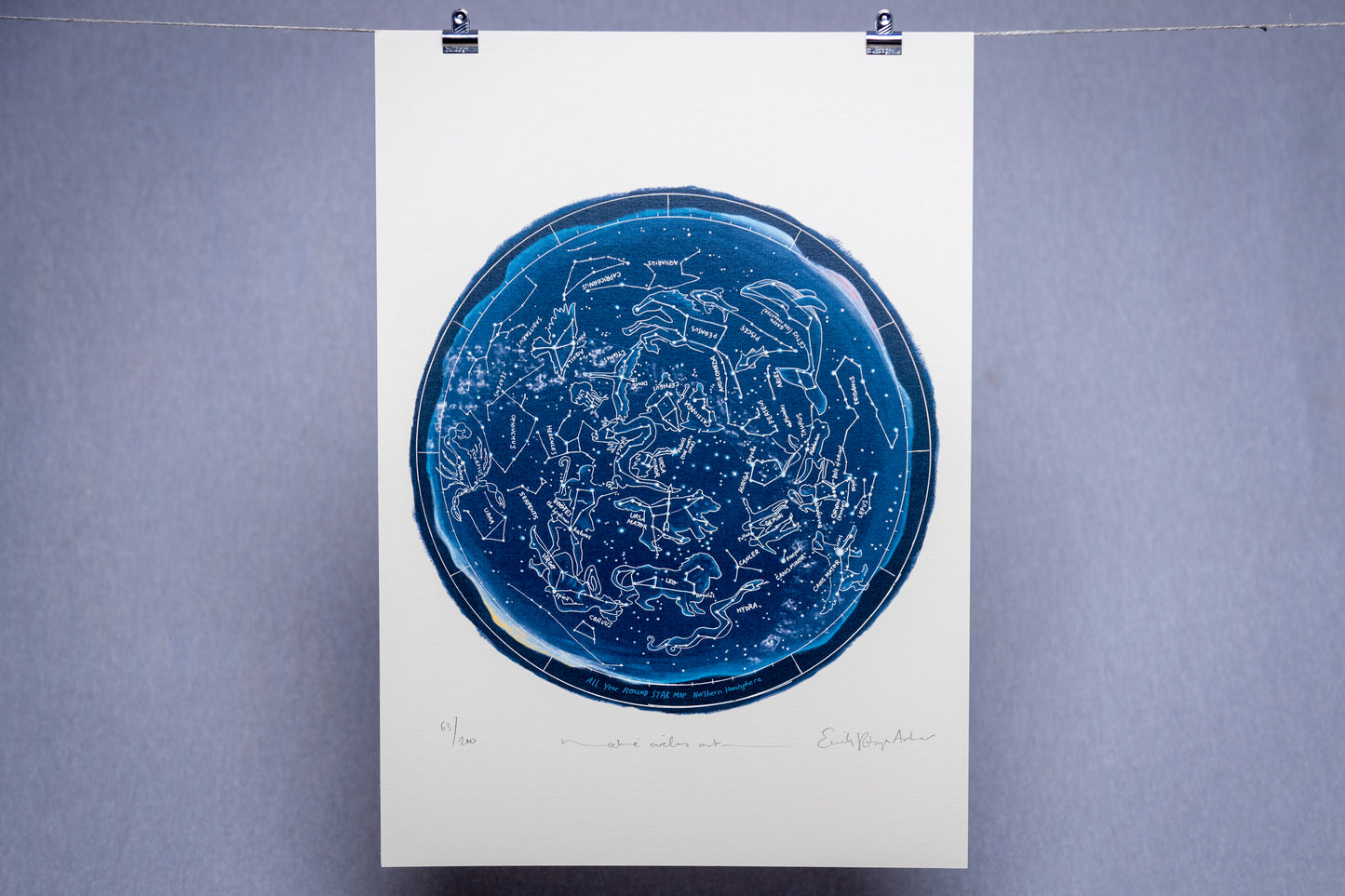 Star Map — Limited Edition Print on Paper