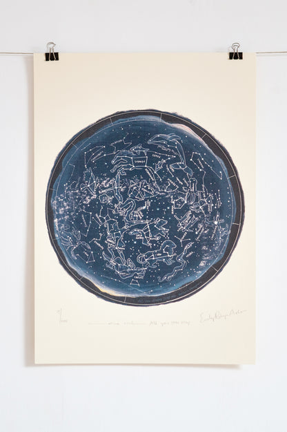 Star Map — Limited Edition Print on Paper