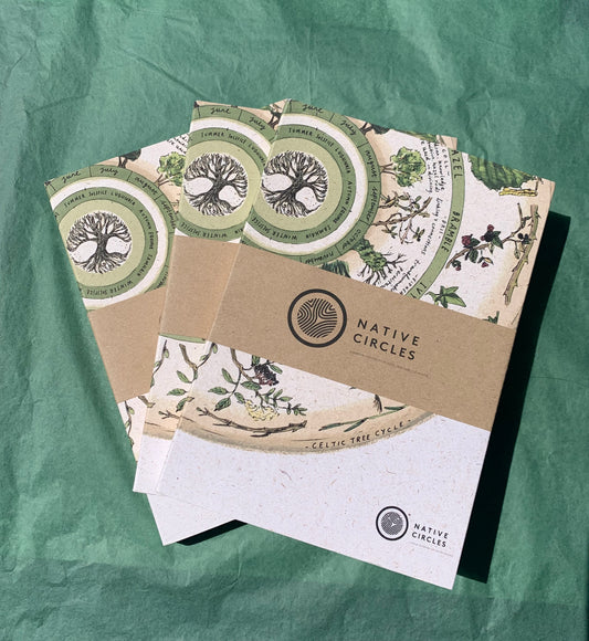 Celtic Tree Calendar lined notebook