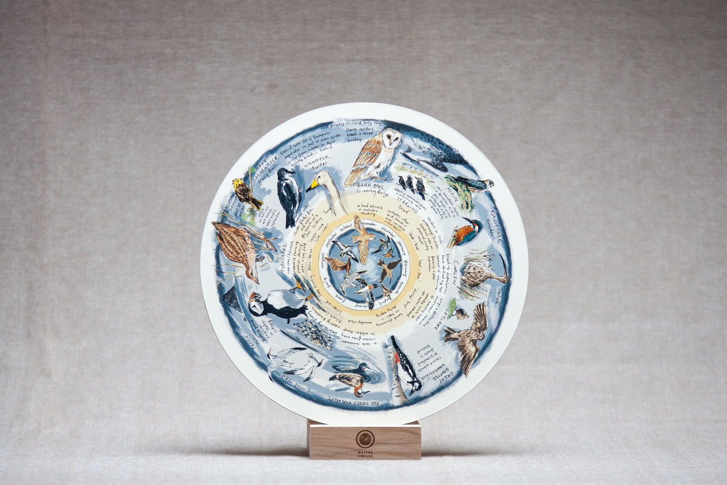Some Rare Birds of Ireland — 'Native Circles' Birchwood Wheel