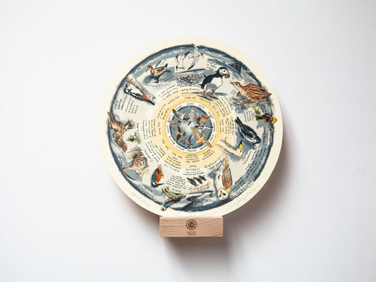 Some Rare Birds of Ireland — Wooden Circular Print