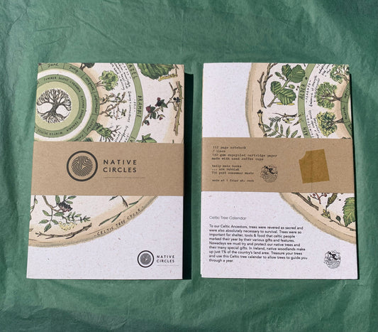 Celtic Tree Calendar lined notebook