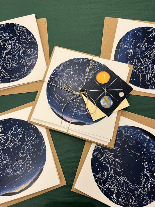 Star Map Greeting cards (5 pack)