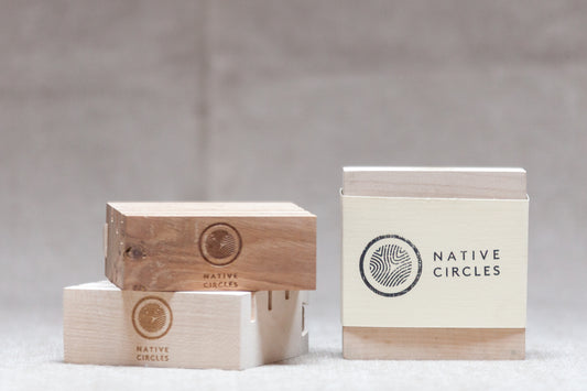 Bespoke Handmade Beechwood Display Stand: Triple