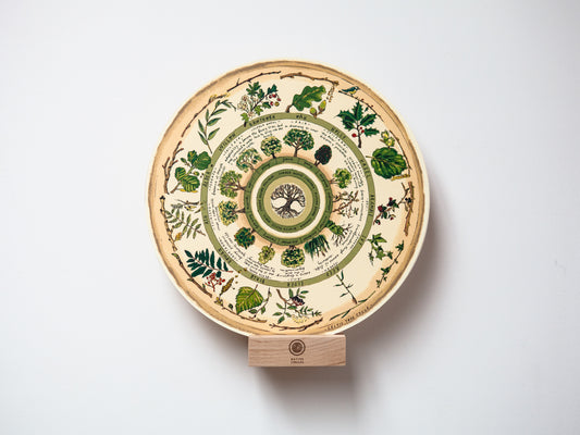 Celtic Tree Calendar — Wooden Circular Print