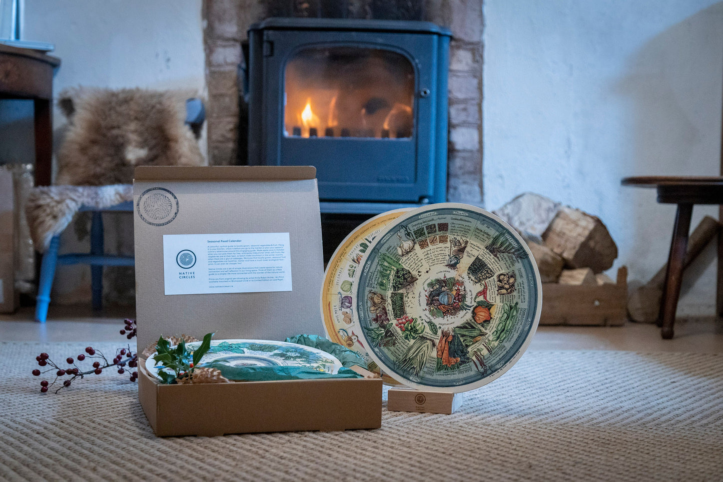 Seasonal Food Gift Box — 3 Food Related Native Circles