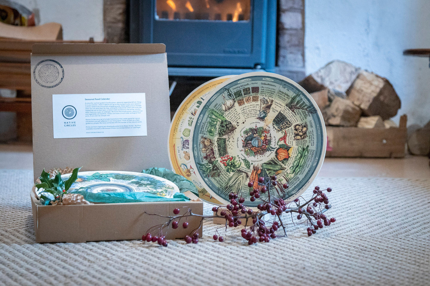 Custom Gift Box — Choice of 3 Birchwood Wheels + a Bespoke Stand